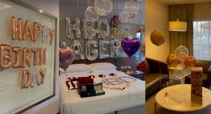 هاجر أحمد تعيش أجواء رومانسية مع زوجها في عيد ميلادها – شاهد