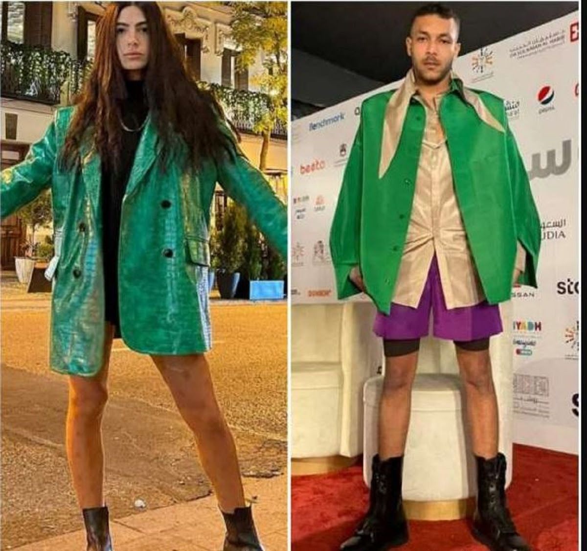 هدي المفتي تسيطر علي إطلالات ويجز في السعودية – شاهد