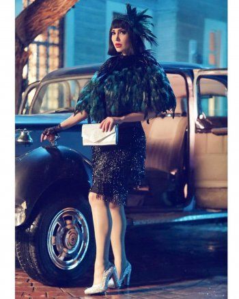 شاهد .. إطلالة مميزة لنسرين طافش في دمشق عام 1929 من جوقة عزيزة -بالصور