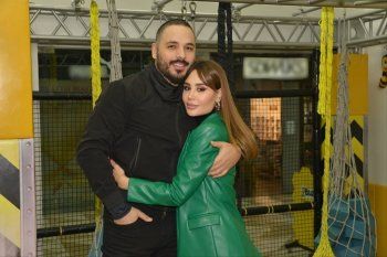 شاهد .. بأجواء عائلية مميزة.. هكذا إحتفل رامي عياش بعيد ميلاد إبنه