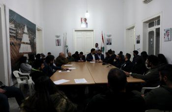 شاهد .. بالصور- غابي حويك مكرّم من مكتب الشباب في إقليم البترون الكتائبي