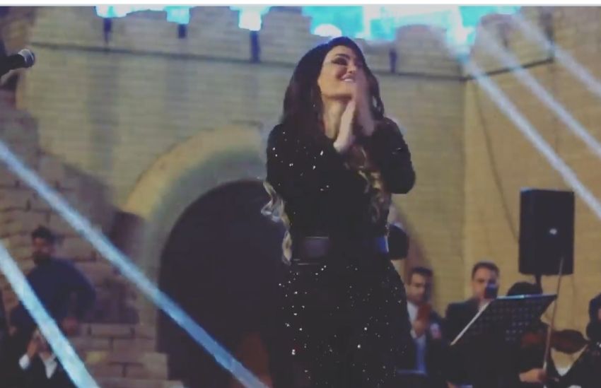 ديانا حداد تنثر الفرح وتشعل مسرح مهرجان بابل بالعراق – صور