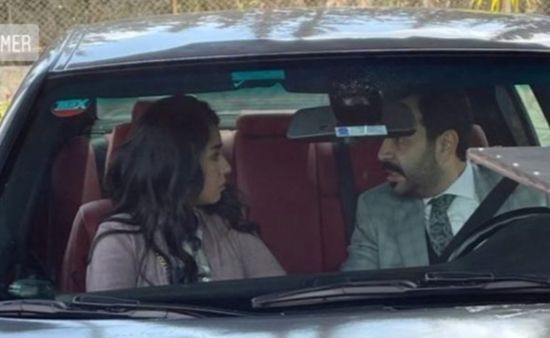 أيتن عامر تشوق جمهورها لمسلسلها ” اولاد عابد” بصورة من الكواليس-شاهد