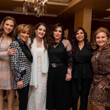 شاهد .. أصالة تجمع زوجها وطليقها..صور تكشف ردة فعلهما بعد هذا اللقاء !