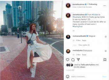 شاهد .. دانييلا رحمة تعود إلى أستراليا لهذا السبب-بالصورة