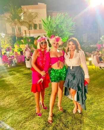 شاهد .. بالفيديو والصور- بوسي شلبي ترقص مع لطيفة وشذى حسون في عيد ميلادها