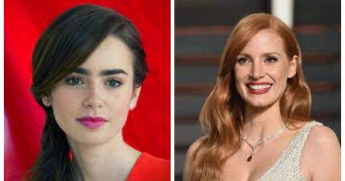 شاهد .. بالصور - ليلي كولينز وجيسيكا شاستين تتألقان في عرض أزياء في نيويورك