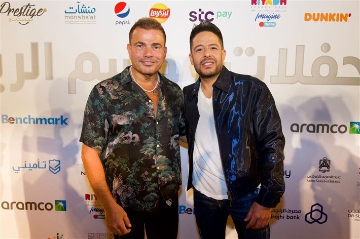 نجوم في بعض – حماقي يقدم الهضبة خلال موسم الرياض .. فيديو