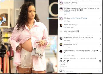 شاهد .. الحمل يغير جسم ريهانا بشكل كبير.. وصور لها تحدث بلبلة