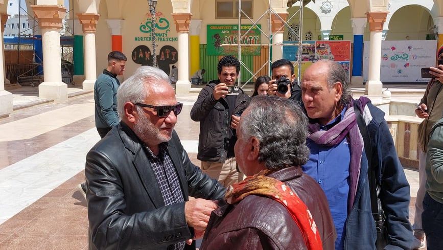 بالصور.. تشييع جثمان الراحل أحمد حلاوة بمسجد المجمع الإسلامى