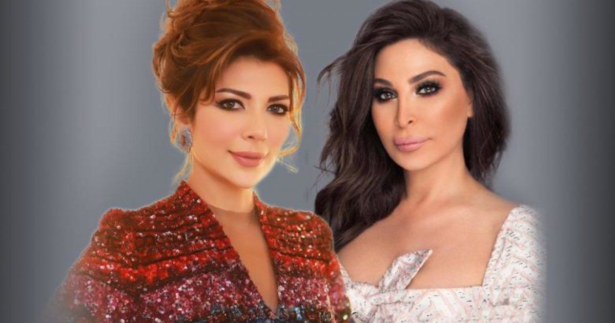 شاهد .. بالفيديو- وصلة رقص وغناء بين إليسا وأصالة في حفل زفاف ابنتها شام الذهبي