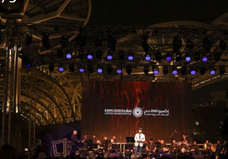 محمود التركي يفرح جمهور “إكسبو 2020 دبي” بساحة الإستدامة