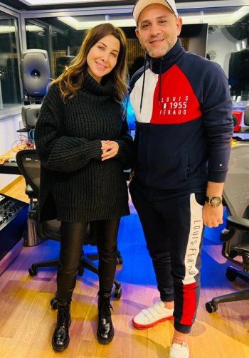 شاهد .. بالصورة- نانسي عجرم من كواليس تسجيل أغنية مسلسل "يوتيرن"