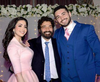 شاهد .. حميد الشاعري يحتفل بخطوبة إبنته- بالصور