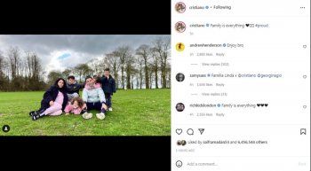 شاهد .. بالصورة - كريستيانو رونالدو بصورة عائلية...وهذا ما قاله عن الأسرة