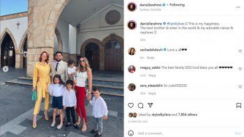 شاهد .. دانييلا رحمة ساحرة بالأصفر وسعيدة برفقة عائلتها في أستراليا-بالصور