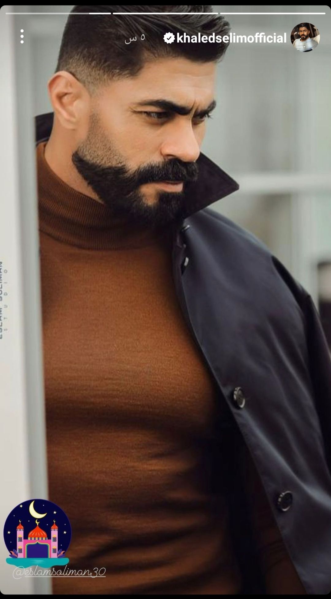 خالد سليم بإطلالة كلاسيكية في احدث ظهور له علي انستجرام- شاهد