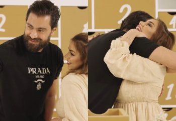 شاهد .. بعد طلاقه.. معتصم النهار يعانق فتاة في أحدث ظهور ويهديها عطره الخاص -بالصورة