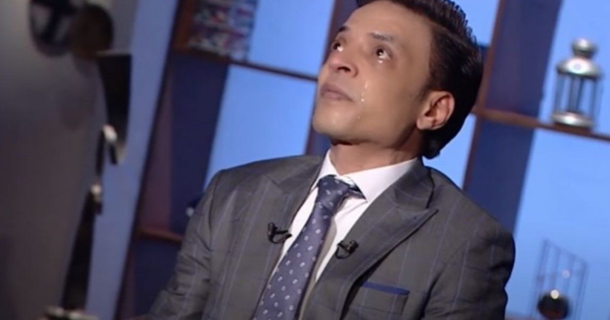 شاهد .. بالفيديو- طارق الشيخ يبكي بحرقة على الهواء بسبب أولاده .. ما القصة؟