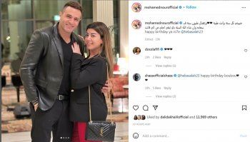 شاهد .. بالصورة - هكذا هنأ محمد نور زوجته بمناسبة عيد ميلادها