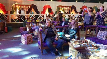 شاهد .. بالصور - حميد الشاعري وهشام عباس يخطفون الأنظار في سهرة رمضانية مبهجة