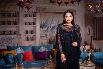 شاهد .. بالصورة- رحمة رياض تتألق بالأسود وجمالها حديث المتابعين