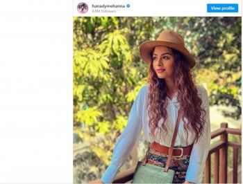 شاهد .. بالصورة - هنادي مهنا تشارك الجمهور بلحظات من الكواليس لتشويقم للحلقة الجديدة من "مكتوب عليا"