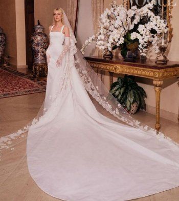 شاهد .. بالصورة - فستان زفاف نيكولا بيلتز عمل فني من أنامل هذا المبدع