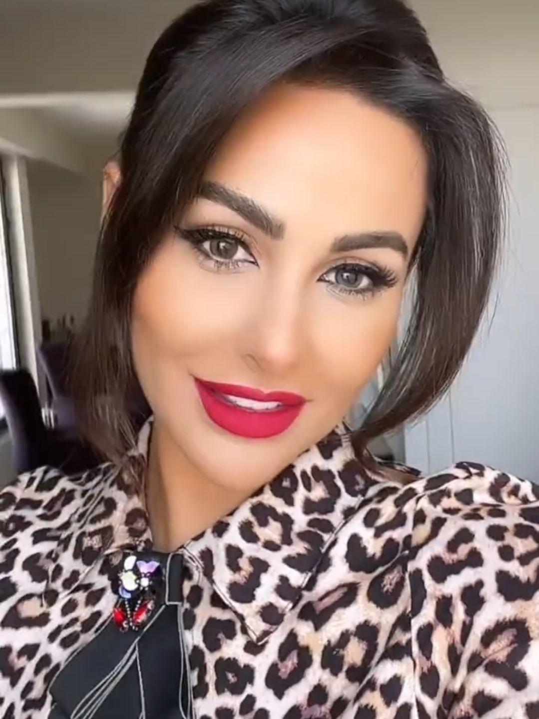 بالتايجر.. ميس حمدان تسحر متابعيها باحدث اطلالتها- فيديو