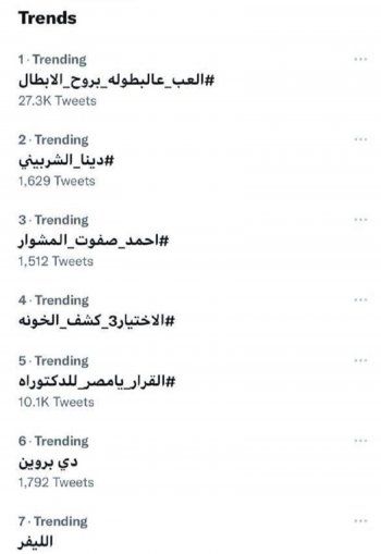 شاهد .. دينا الشربيني وأحمد صفوت يتفوقان على محمد رمضان في المشوار ويتصدران التريند