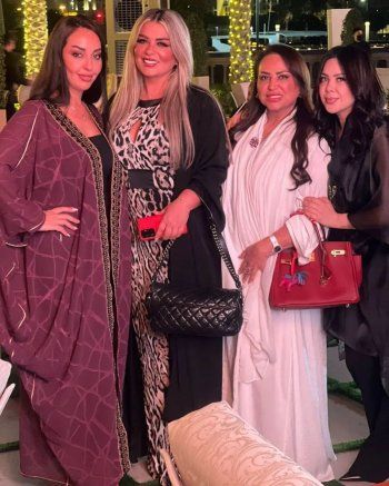 شاهد .. بالصور - مادلين مطر تستمتع بالليالي الرمضانية من دبي