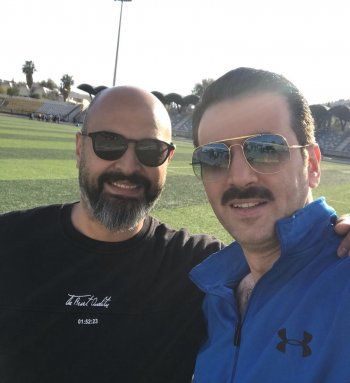 شاهد .. بالصور - إليكم سبب إحتفال يامن حجلي