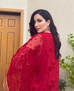 اتفرج – نسرين طافش تستعرض مفاتنها بالأحمر الشفاف في نهار رمضان