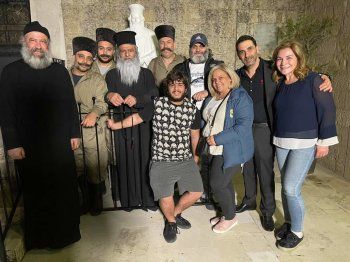 شاهد .. جورج نخلة يصوّر ترتيلة قصة المكرم بشارة أبو مراد المخلّصي.. ويكشف عن جديده