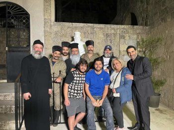 شاهد .. جورج نخلة يصوّر ترتيلة قصة المكرم بشارة أبو مراد المخلّصي.. ويكشف عن جديده