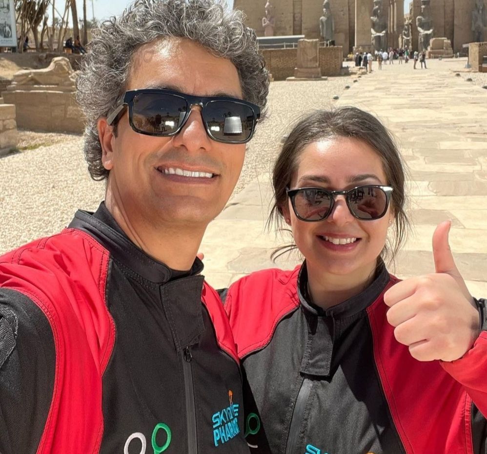 هبة مجدي تتألق برفقة زوجها في برنامج ” نجوم السما”- فيديو وصور