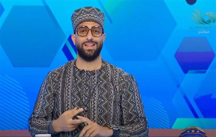 بالفيديو – مرت ميدو هي اللي بتلبسه في برنامجه