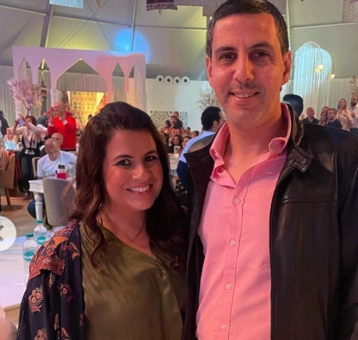 انجي وجدان تتألق بإطلالة رمضانية برفقة زوجها- شاهد