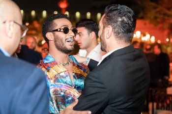 شاهد .. بالصور- إنتهاء تصوير "دايما عامر" يجمع محمد رمضان بمصطفى شعبان بأحمد أبو هشيمة وغيرهم في سحور إحتفالي