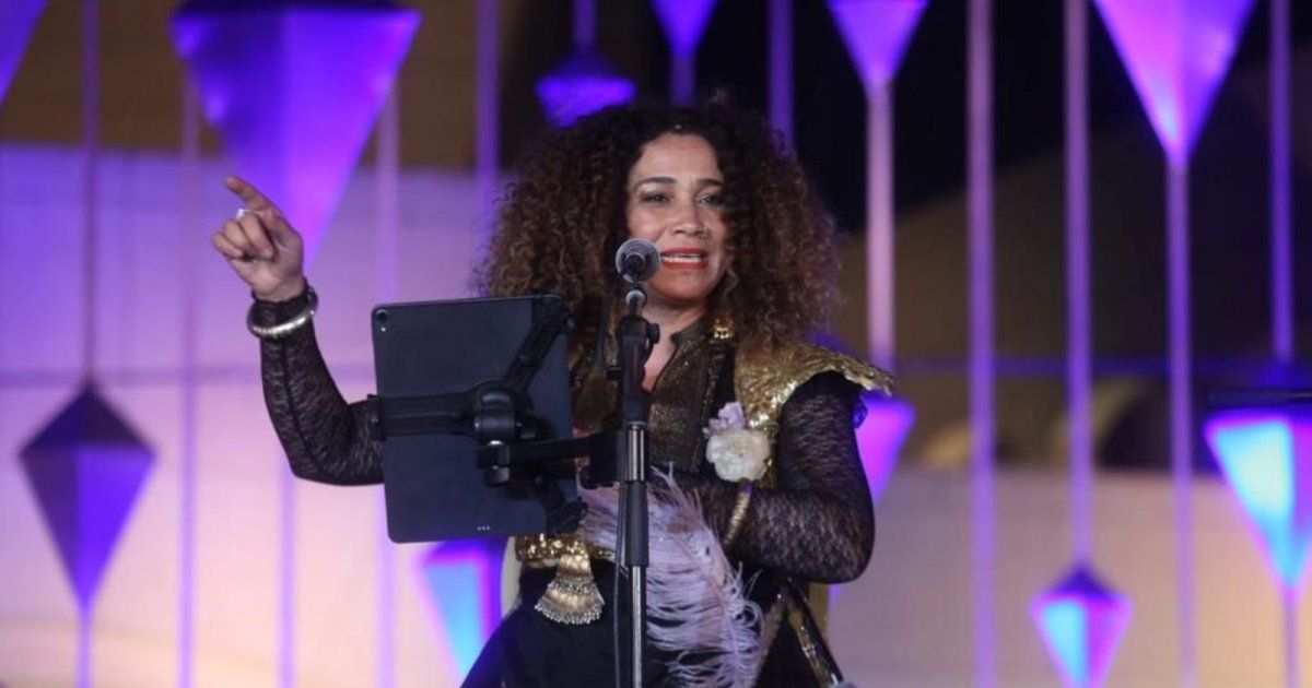 شاهد .. غالية تخاطب وجدان الجمهور بالتراث المصري والتونسي في الأوبرا