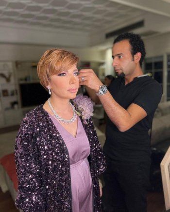 شاهد .. بالصور- بطن أصالة المنتفخ يثير الجدل والجمهور يتساءل : هل هي حامل؟