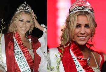 شاهد .. شاهدوا كيف كان شكل دانييلا رحمة يوم إنتخبت ملكة جمال- بالصورة