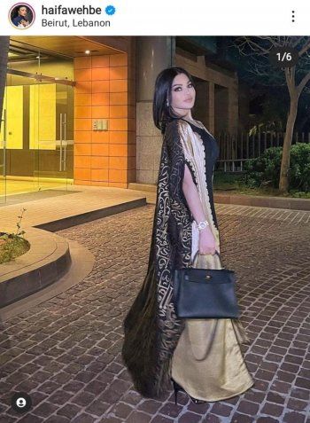 شاهد .. هيفا وهبي بإطلالة رمضانية لافتة – بالصور