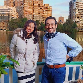 شاهد .. بالصورة - نسرين أمين تشارك متابعيها صور من كواليس "واحد تاني"