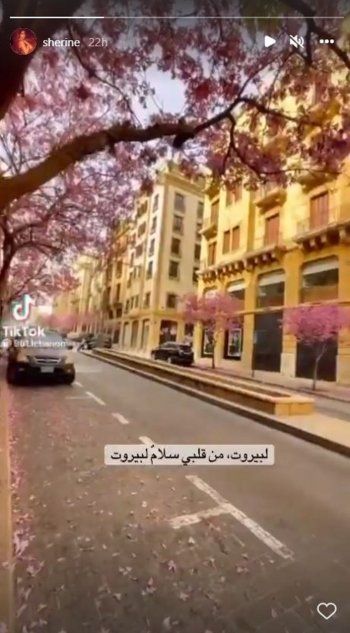 شاهد .. شيرين عبد الوهاب من شوارع بيروت:"من قلبي سلام لبيروت"