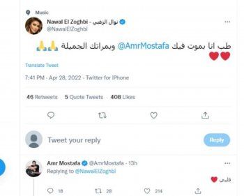 شاهد .. نوال الزغبي ترد على طلب عمرو مصطفى بالزواج منها