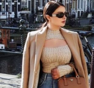 هدي الاتريبي تسحر متابعيها باحدث اطلالتها- شاهد