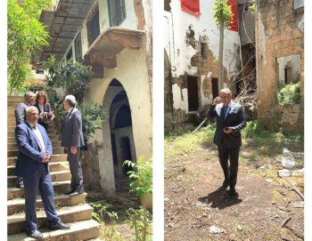 شاهد .. وزير الثقافة محمد وسام مرتضى يتعهد بتحويل منزل السيدة فيروز لمتحف