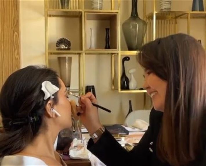 العروسة ” بسنت شوقي ” جهزت لحفل زفافها في الغردقة