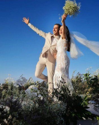 شاهد .. محمد فراج وبسنت شوقي يحتفلان بزفافهما بحضور عدد كبير من النجوم -بالصور